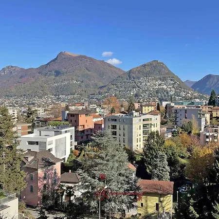 Romantic Loft With Outside Swimming Pool, 400m From Station Apartment Lugano